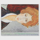 Papier Cadeau Portrait de femme, Modigliani (Plat)