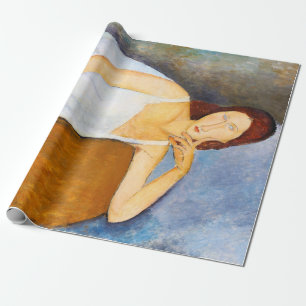 Papier Cadeau Portrait de Jeanne Hébuterne, Modigliani