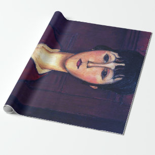 Papier Cadeau Portrait de jeune femme, Modigliani
