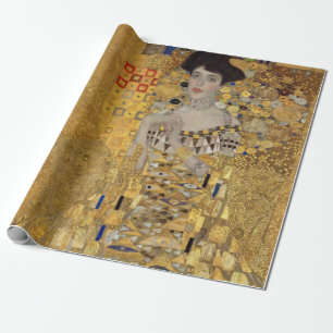 Papier Cadeau Portrait de l'art d'Adele de Gustav Klimt vintage
