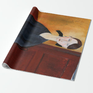 Papier Cadeau Portrait de Paulette Jourdain, Modigliani