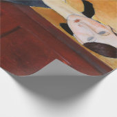 Papier Cadeau Portrait de Paulette Jourdain, Modigliani (Coin)