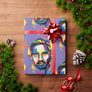 Papier Cadeau Portrait de Tom Hardy Wpap