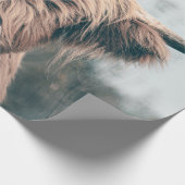 Papier Cadeau Portrait de vache highland (Coin)