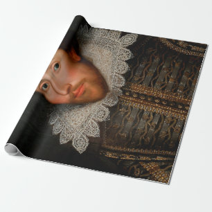 Papier Cadeau Portrait William Shakespeare de Cobbe