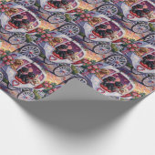 Papier Cadeau Portuguese Water Dog Valentine's Day (Coin)