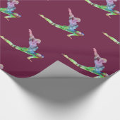 Papier Cadeau Pose de lune de croissant (Coin)