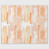 Papier Cadeau Poser les traits de brosse Abstraits de l'aquarell (Plat)