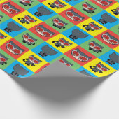 Papier Cadeau Poses de caractères Chibi Catwoman (Coin)