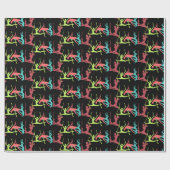 Papier Cadeau Poses de sport aérien Thunder_Cove (Plat)