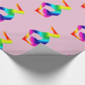 Papier Cadeau Position colorée du yoga (Coin)