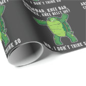 Papier Cadeau Position de défense du Jiu jitsu BJJ Turtle (Coin rond)