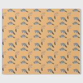 Papier Cadeau Possums à queue touffue (Plat)