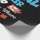 Papier Cadeau Poste de travail Transporteur de courrier Mailman (Coin)