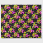 Papier Cadeau Poster d'art Abstrait Neon Glitch Imprimer (Plat)