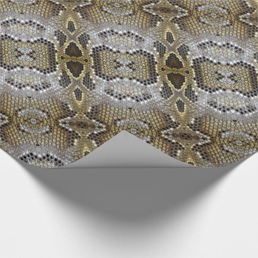 Papier Cadeau poster de animal cool motif de serpent python (Coin)