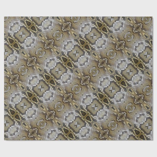 Papier Cadeau poster de animal cool motif de serpent python (Plat)