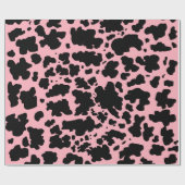 Papier Cadeau Poster de animal de texture moderne de peau de vac (Plat)