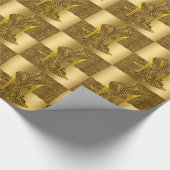 Papier Cadeau Poster de animal élégant Leopard Or High Heel Chau (Coin)