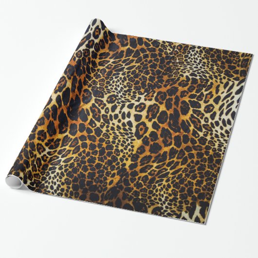 Papier Cadeau Poster de animal Jaguar Rich Couleurs profondes (Déroulé)