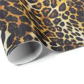 Papier Cadeau Poster de animal Jaguar Rich Couleurs profondes (Coin rond)