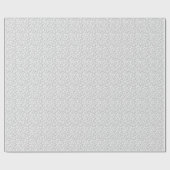 Papier Cadeau Poster de animal léopard des neiges gris (Plat)