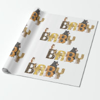 Poster de animal or Baby shower Woodland