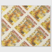 Papier Cadeau Poster de la foire Antique Grand Fete (Plat)