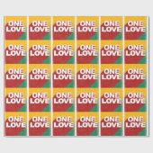 Papier Cadeau Poster One Love (Plat)
