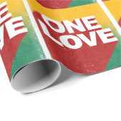 Papier Cadeau Poster One Love (Coin rond)