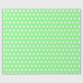 Papier Cadeau Pot à la menthe et pois blanc congelés (Plat)