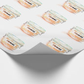 Papier Cadeau Pot en verre pour l'argent de voyage (Coin)
