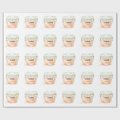 Papier Cadeau Pot en verre pour l'argent de voyage (Plat)