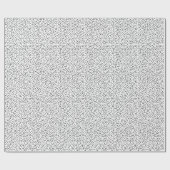 Papier Cadeau Pot minimaliste Dalmatien simple moderne Polka (Plat)