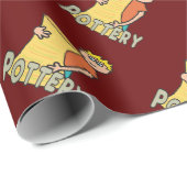 Papier Cadeau Poterie (Coin rond)