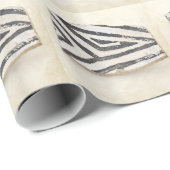 Papier Cadeau Poterie antique de Natif américain d'Anasazi de (Coin rond)