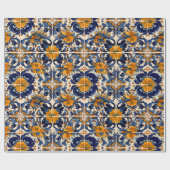 Papier Cadeau Poteries de carreaux de Talavera mexicains (Plat)