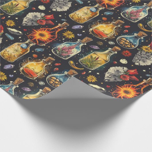 Papier Cadeau Potions magiques (Coin)