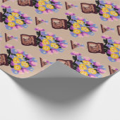 Papier Cadeau Pots de fleurs (Coin)