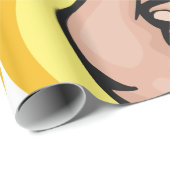 Papier Cadeau Pouce vers le haut Gesture (Coin rond)