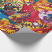 PAPIER CADEAU POUDRES ANTIQUES, PETITES FILLES ET ORNAMENTS DE N (Coin)