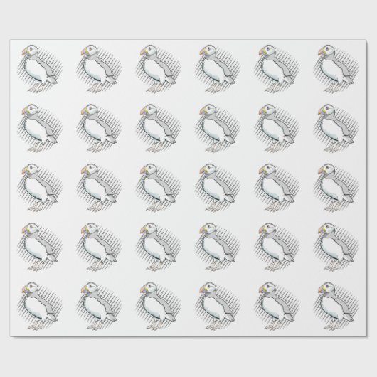 Papier Cadeau Pouffine vectorielle mûre (Plat)