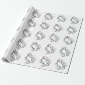 Papier Cadeau Pouffine vectorielle mûre (Déroulé)