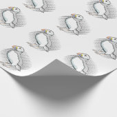 Papier Cadeau Pouffine vectorielle mûre (Coin)
