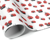 Papier Cadeau Pouilles douces modernes (Coin rond)