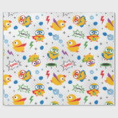 Papier Cadeau Poulet de superhéros (Plat)