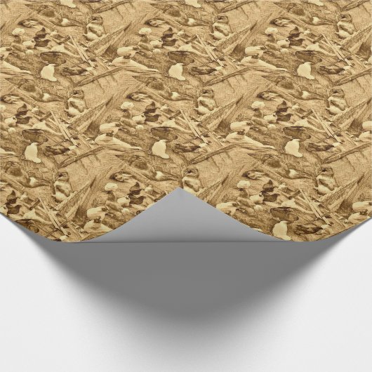 PAPIER CADEAU POULET ENVELOPPANT PAPPER (Coin)