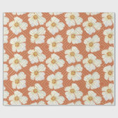 Papier Cadeau Poulet orange (Plat)