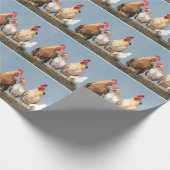 Papier Cadeau Poulets (Coin)