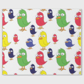 Papier Cadeau Poulets (Plat)